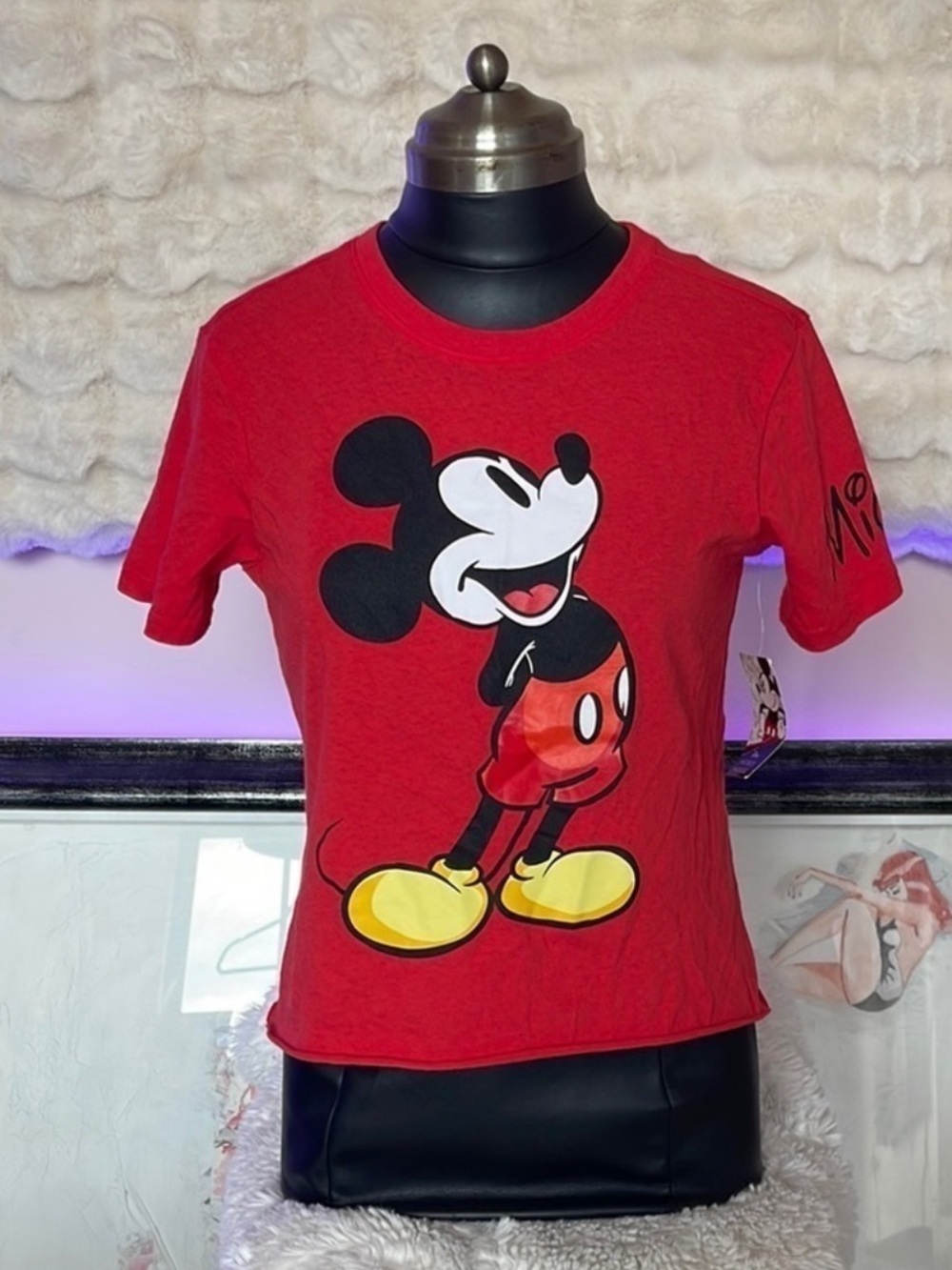 Disney Kids Red Mickey Mouse T-Shirt